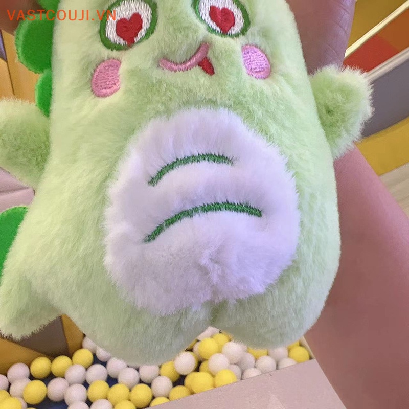 1 Móc Khóa Khủng Long Nhồi Bông 15cm Dễ Thương