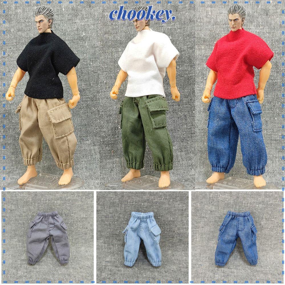 CHOOKEY Bộ Quần Áo Cotton Dành Cho Búp Bê 3.75 Inch Tỷ Lệ 1 / 18