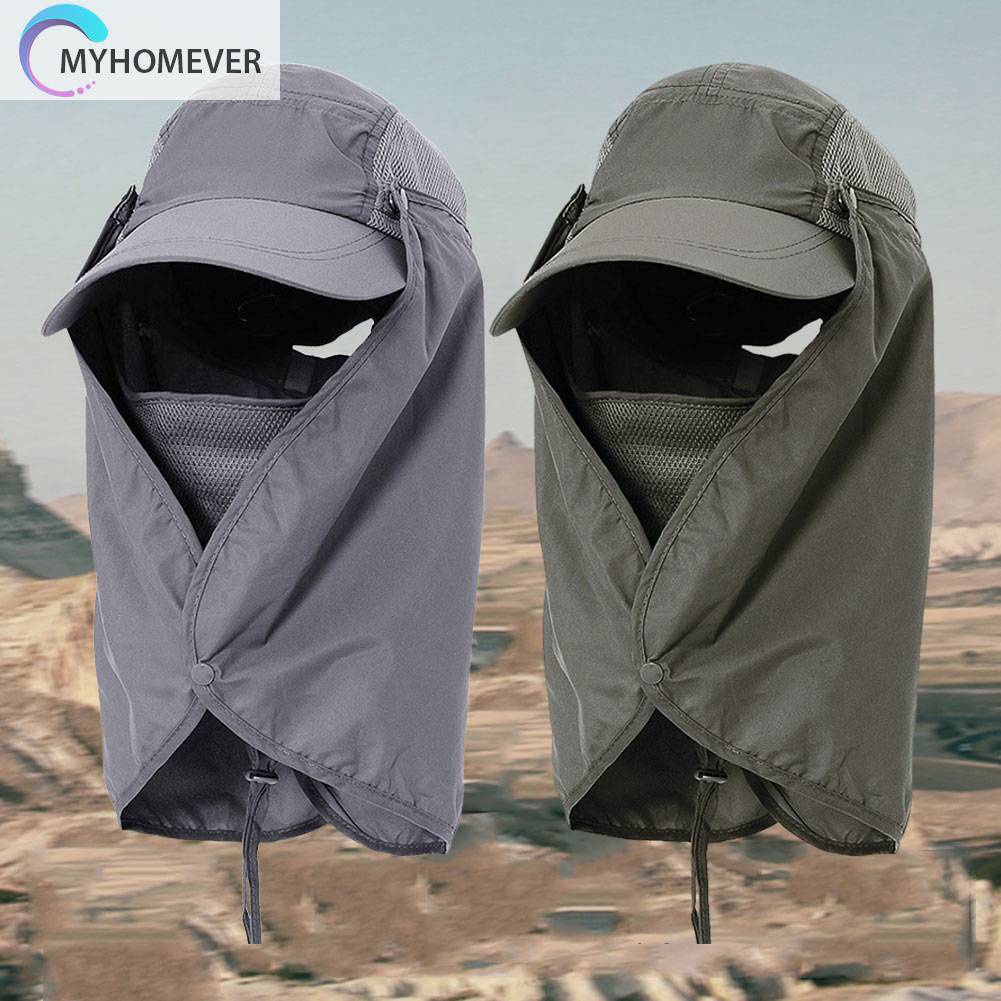 Mũ Lưỡi Trai Chống Nắng Chống Gió Thoáng Khí Bảo Vệ Cổ Cho Nam Và Nữ