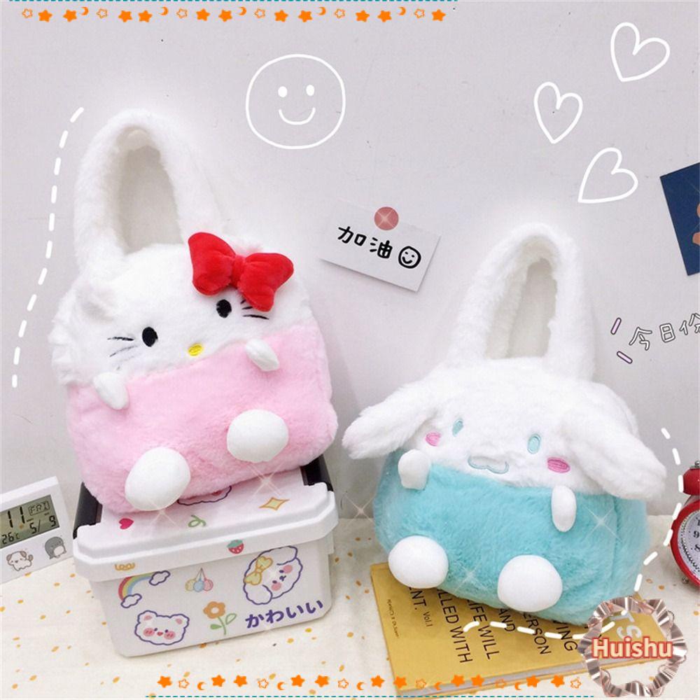 HS Túi Đeo Chéo Đựng Tiền Xu Hình Cinnamoroll Nhồi Bông Dễ Thương