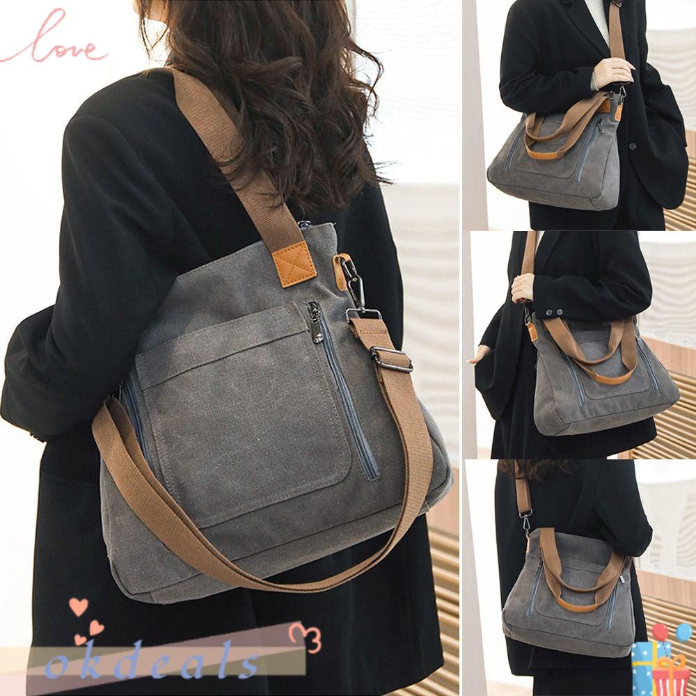 OKDEALS Túi vải Sức Chứa Lớn Thời Trang Cho Nữ