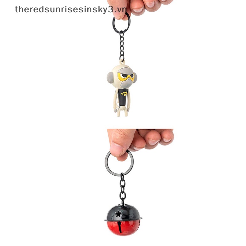 Set 10 Móc Khóa 25mm 30mm Màu Đen Thời Trang