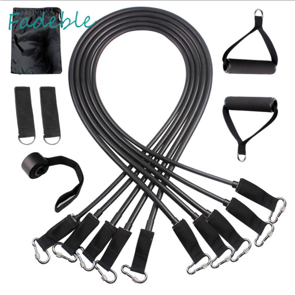 Set 11 Dây Kéo Đàn Hồi Hỗ Trợ Tập Yoga / Thể Hình