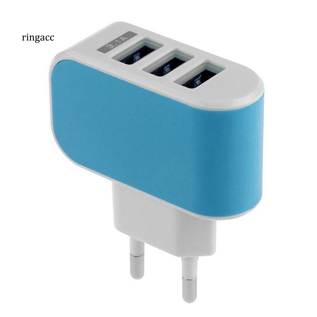 Củ Sạc Nhanh 3 Cổng USB 31A