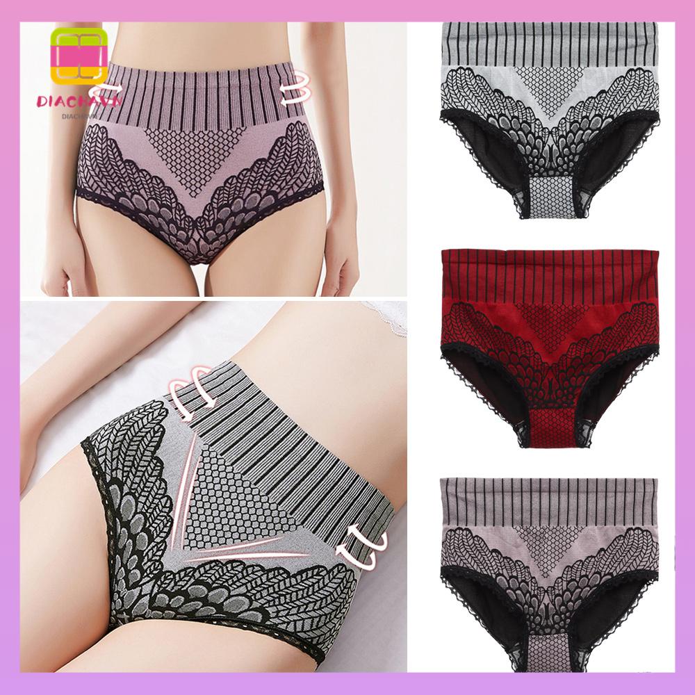 DIACHAVN Quần Lót Không Đường May Lưng Cao Thoáng Khí Hợp Thời Trang