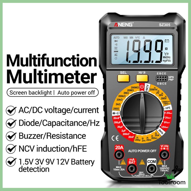 Vôn Kế Kỹ Thuật Số DC Không Tiếp Xúc Có Màn Hình LCD