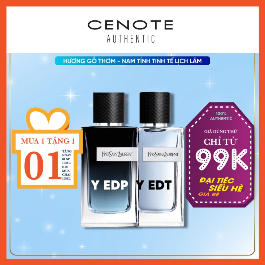 Nước Hoa Nam ʏsʟ Y Edt/ Edp Gã Lãng Nhân Điển Trai Hào Phóng Cuốn Hút Ánh Nhìn Ribicosmetics