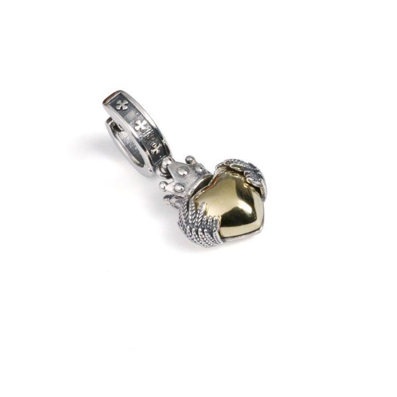 Khuyên Tai Hình Trái Tim Bay Phong Cách Âu Mỹ Cổ Điển Thiết Kế Mới Cao Cấp Dành Cho Nam Nữ