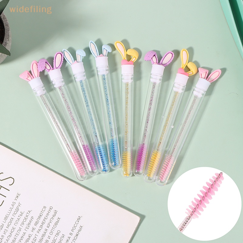 Bộ 10 Ống Lông Mày Pha Lê Thay Thế Chống Bụi Có Thể Tái Sử Dụng