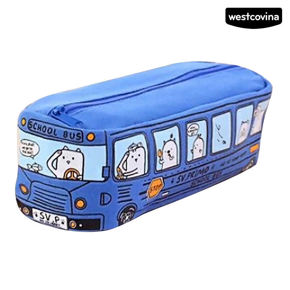 [WSTN] [WSTN]✎Túi Đựng Bút Hình Xe Buýt Thời Trang