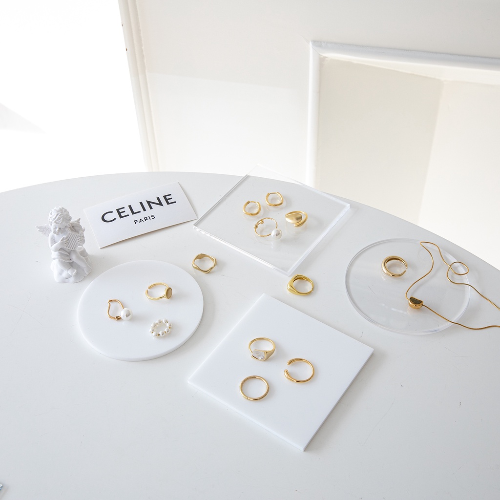 Bộ Tấm Phông Nền Acrylic Tráng Gương Phản Quang Dùng Làm Đạo Cụ Chụp Ảnh