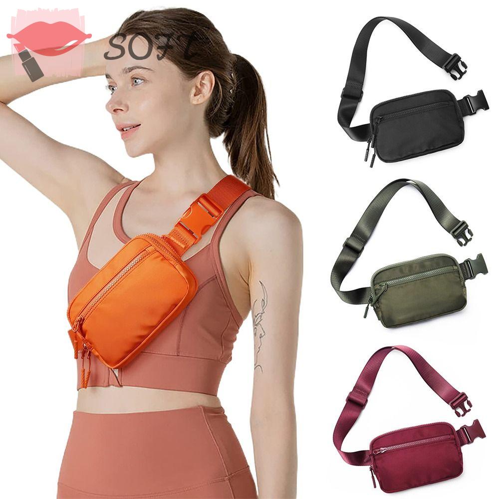 Túi Đeo Hông / Thắt Lưng Với 4 Ngăn Đựng Đồ Mini Gọn Nhẹ Có Khóa Kéo Tùy Chỉnh Thời Trang Cho Nam Và Nữ