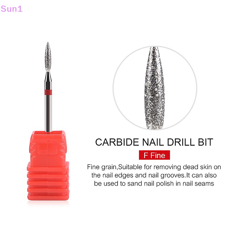 1 Mũi Khoan Điện Mài Móng Tay Kim Cương Chuyên Dụng