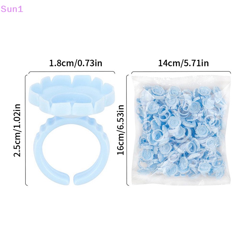 Set 1 / 100 Giá Đỡ Keo Nối Mi Sử Dụng Một Lần Tiện Lợi