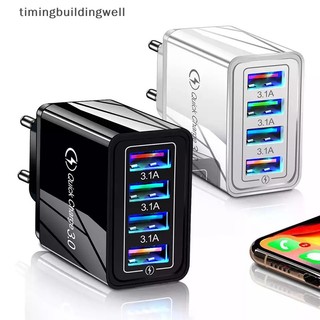 Cốc sạc nhanh qc 3.0 4 cổng usb tiện dụng