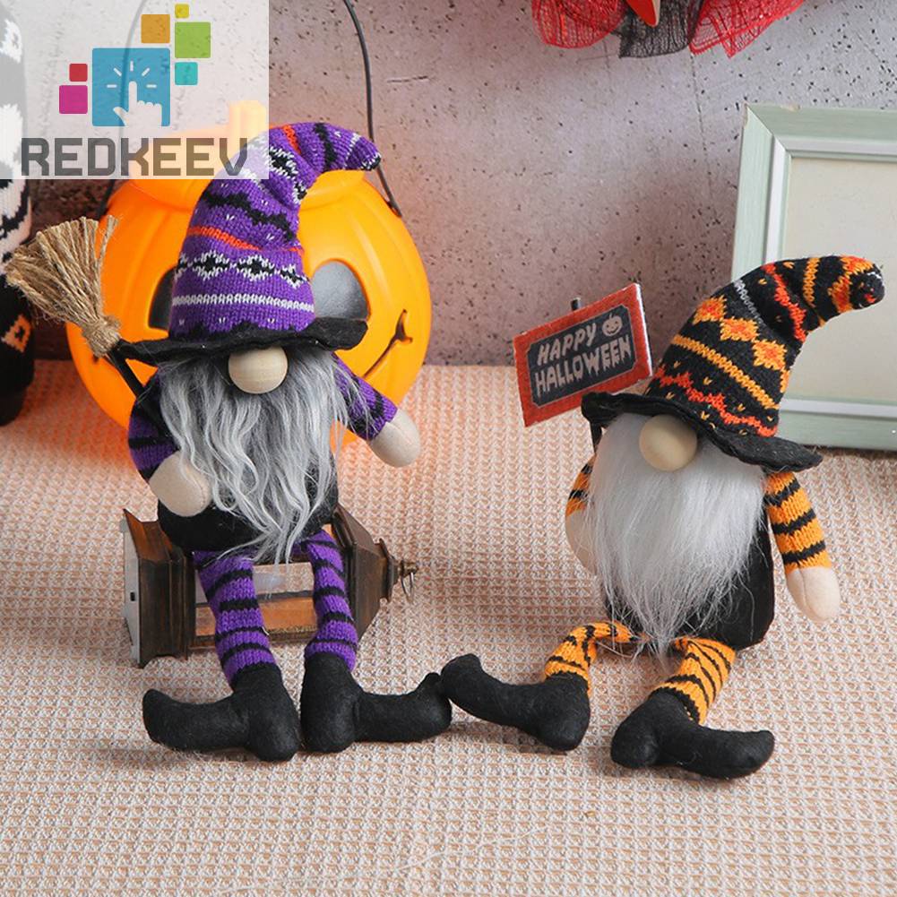 Đệm Cotton Họa Tiết Hoạt Hình Phù Thủy Gnome Dễ Thương Dùng Trang Trí Giáng Sinh