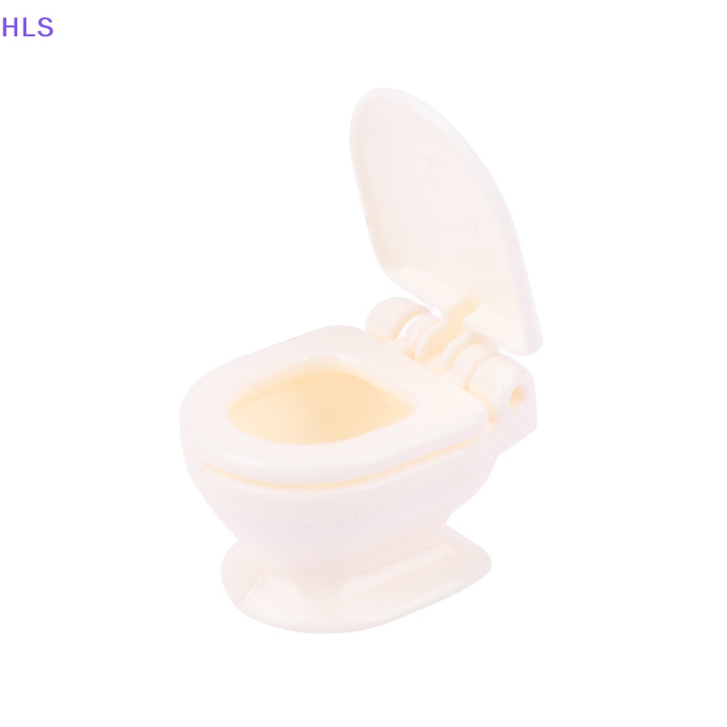 Mô Hình Toilet Màu Trắng Phong Cách Vintage Trang Trí Nhà Búp Bê Tỉ Lệ 1: 12