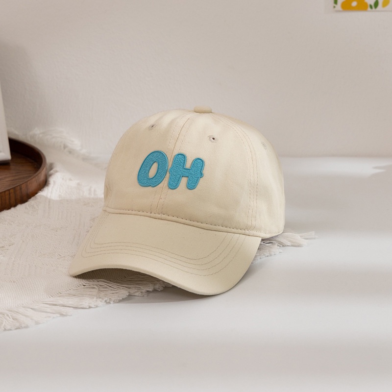 Mũ Lưỡi Trai Thêu Chữ OH Phong Cách Hàn Quốc Cho Bé