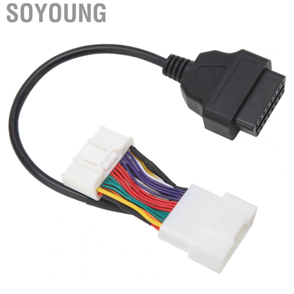 Soyoung OBD2 Splitter  Aging Professional Diagnostic Cable Easy Installation High Toughness Reliable Abrasion Resistant for Car
