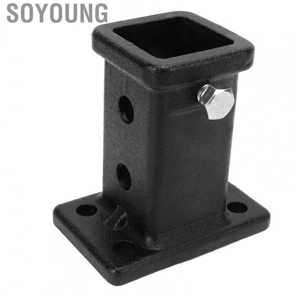 Soyoung Trailer Hitch Receiver Adapter Reliable Rustproof  On Tube Abrasion Resistant High Hardness for Pickup Trucks