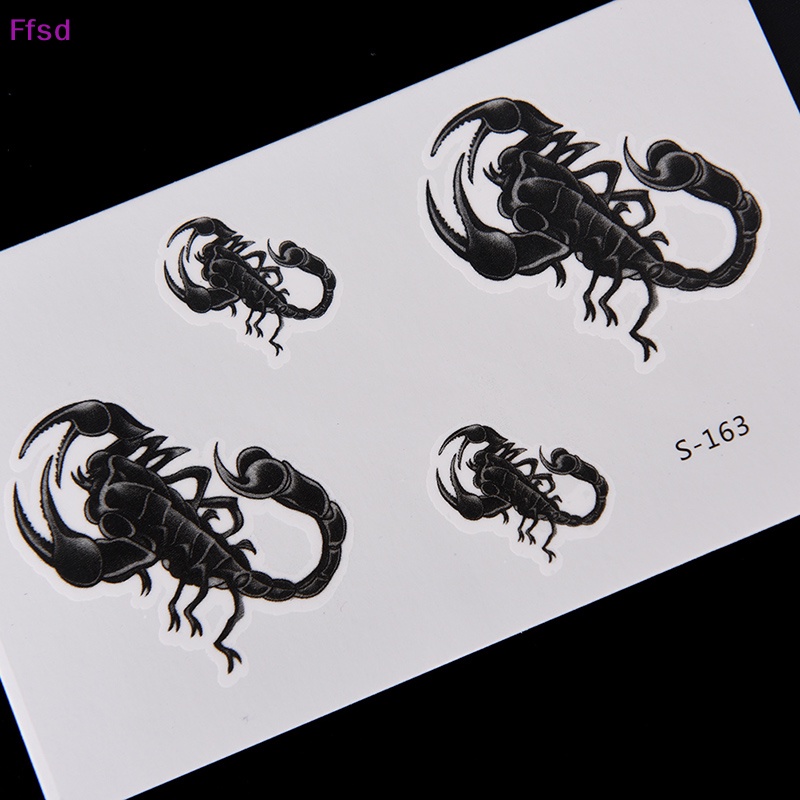 Miếng Dán Hình Xăm Tạm Thời Hình Côn Trùng Và Nhện 3d Dùng Một Lần
