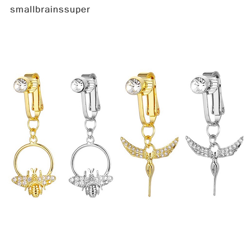 Smallbrainssuper Khuyên Rốn Giả Dạng Kẹp Hình Thiên Thần Ong Giả Trang Sức Sụn Rốn SBS