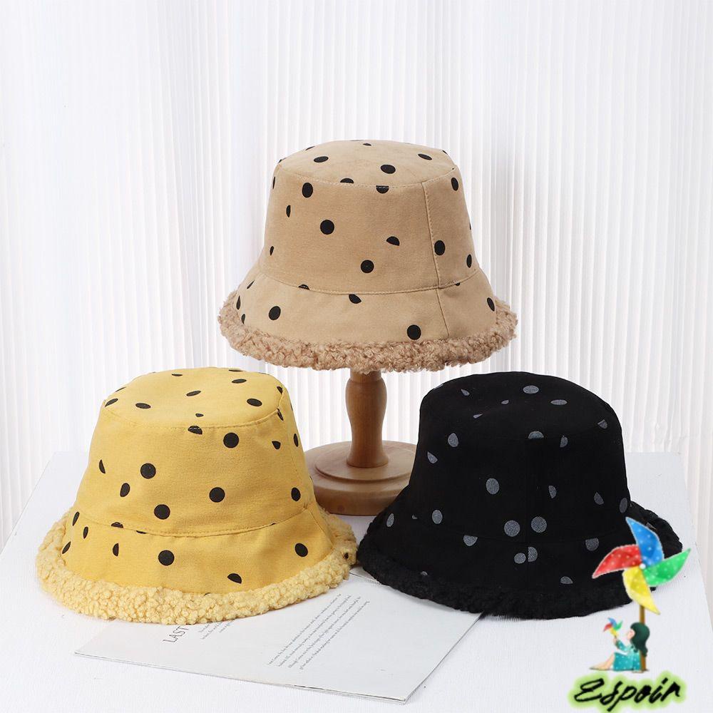 ESPO Mũ Bucket Chất Liệu Mềm Mại Thời Trang Cho Nữ