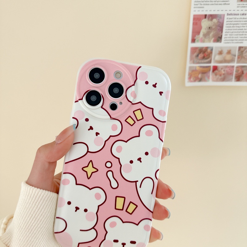 Ốp Điện Thoại Hình Gấu Cho iphone15 / 14promax / 13 / 12 / 11 / xr / xs / x / xsmax / 6 / 6plus / 7 / 8plus