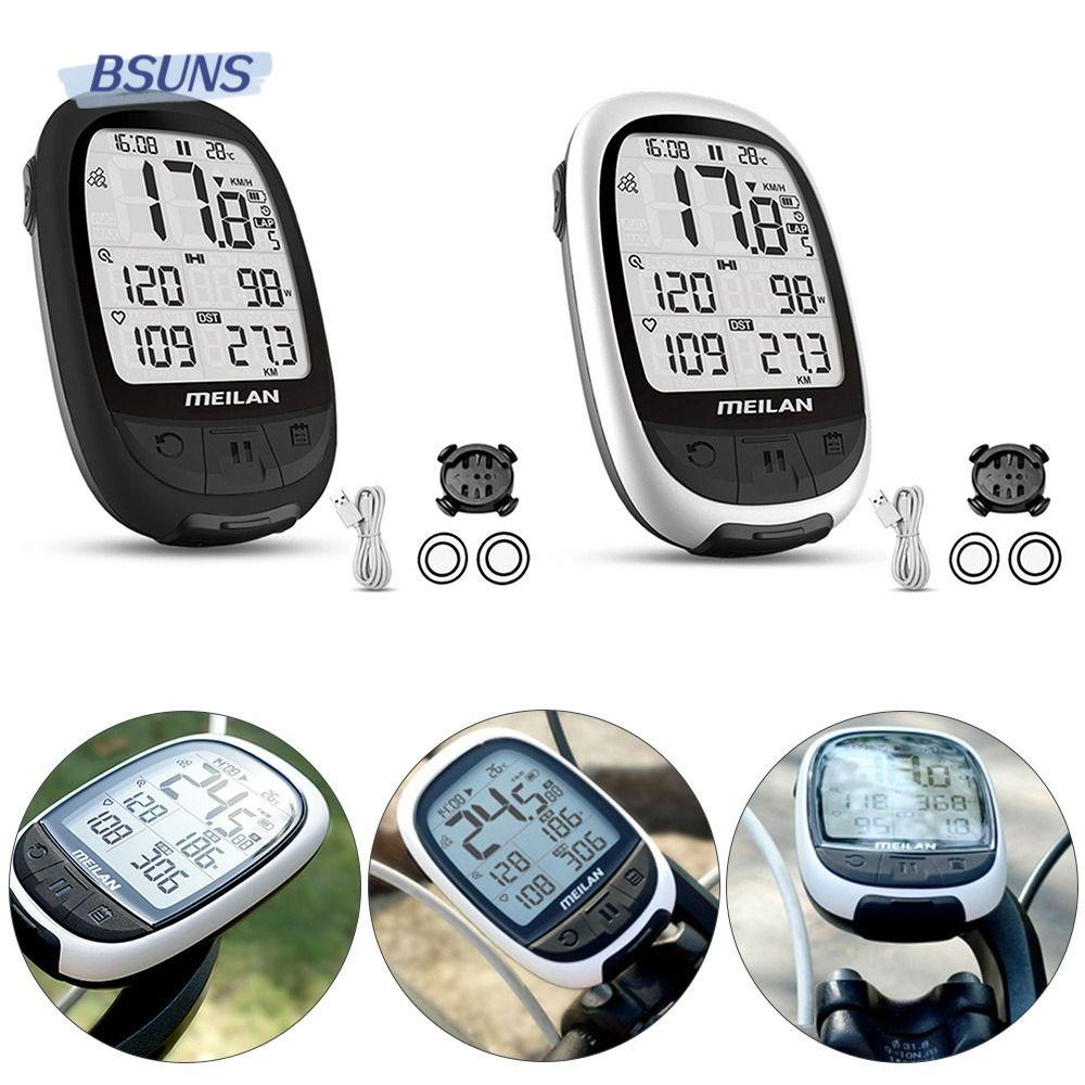 BSUNS Đồng Hồ Đo Tốc Độ Không Dây Bluetooth Màn Hình Lớn