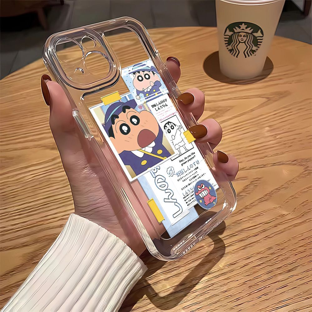 Ốp Điện Thoại Dẻo Họa Tiết Hoạt Hình Shin-Chan Dễ Thương Cho Iphone14Promax 12 1113 78piPhone14Promax 39ZK