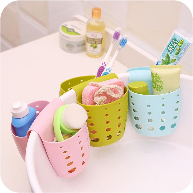 Giỏ Đựng Mút Rửa Chén Treo Bồn Rửa Chén Tiện Dụng