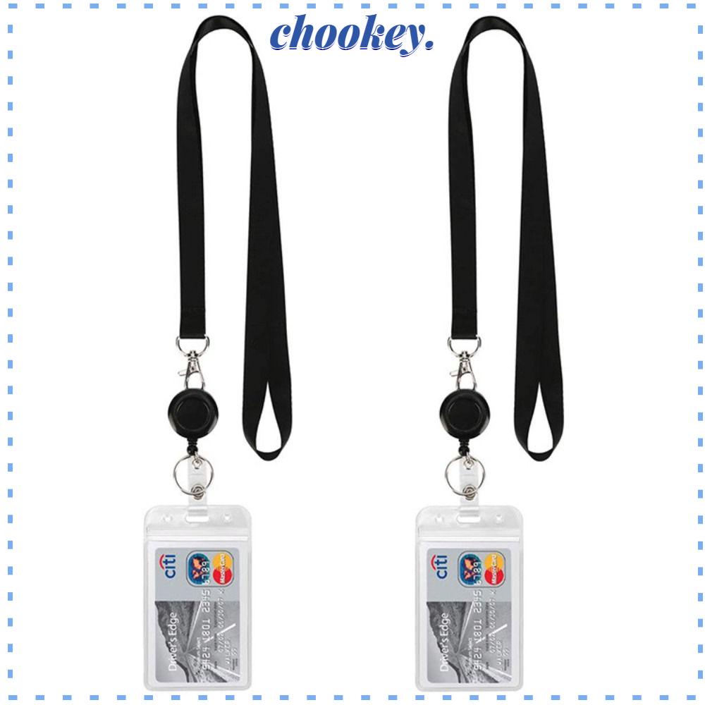 CHOOKEY Set 2 Dây Móc Chìa Khóa Có Thể Xoay Siêu Bền Tiện Dụng