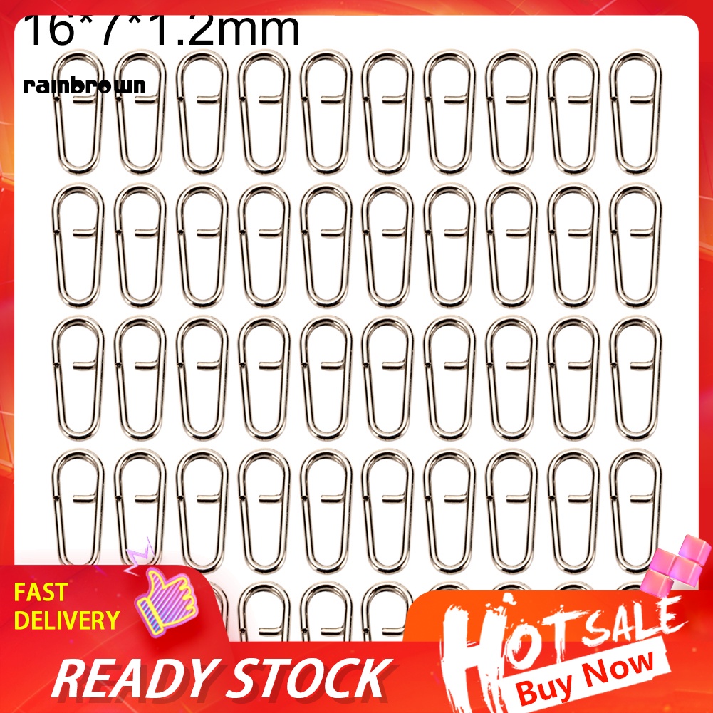 Set 50 Kẹp Inox Chuyên Dụng Cho Câu Cá