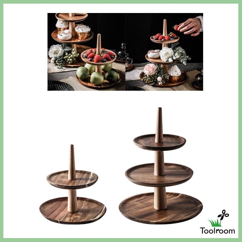 Giá Đỡ Bánh Cupcake Bằng Gỗ Tiện Dụng Cho Nhà Hàng / Tiệc Cưới