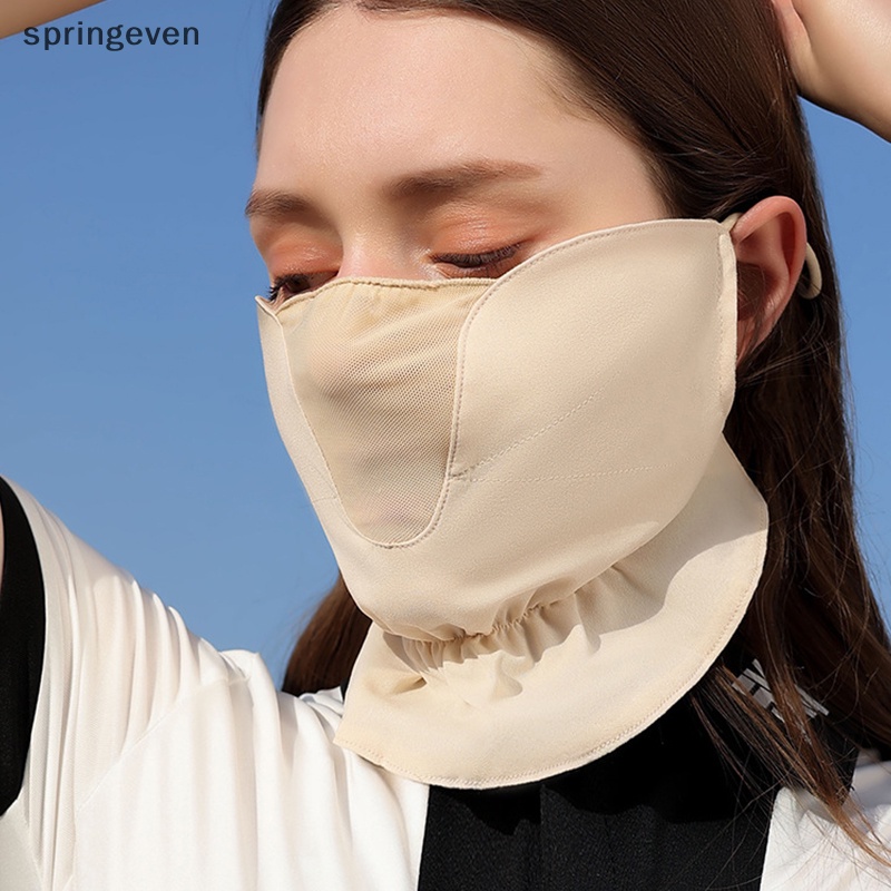 Khẩu Trang Lụa Lạnh Chống Tia uv Thoáng Khí Có Khóa Điều Chỉnh Được Dùng Khi Lái Xe / Leo Núi / Thể Thao Ngoài Trời