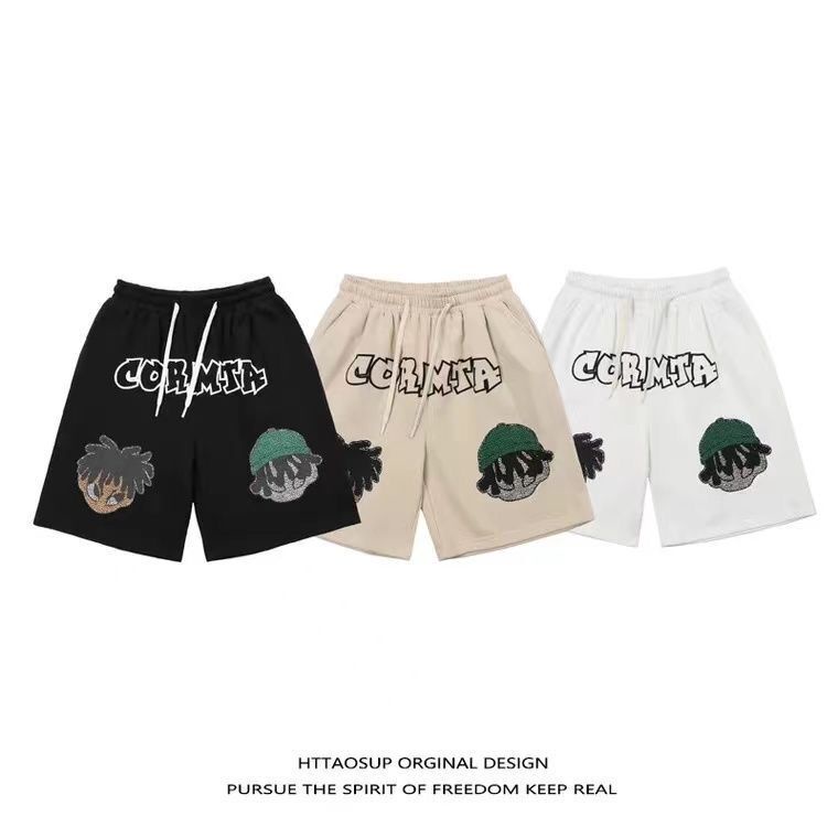 Quần Short Thể Thao In Họa Tiết Hoạt Hình Phong Cách Hip Hop Thời Trang Cho Nam