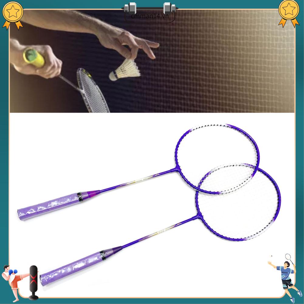 Sportime Vợt Cầu Lông 2 Người Chơi Siêu Nhẹ Chia Tay Cầm Hợp Kim Sắt Bộ Cho Trẻ Em Mới Bắt Đầu