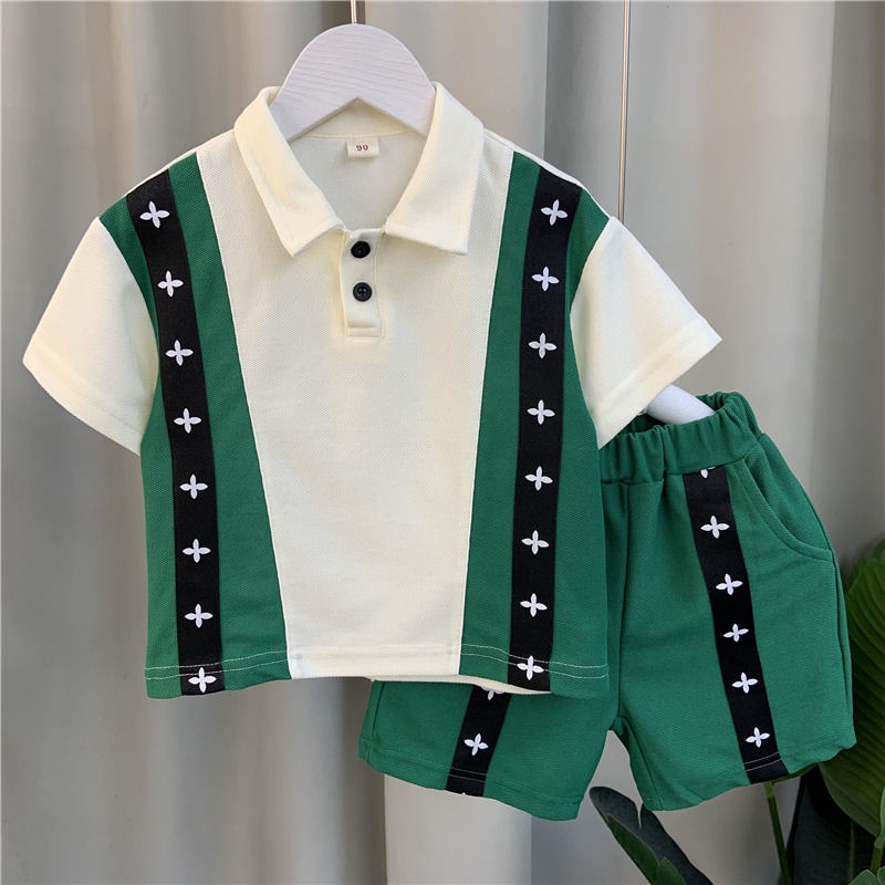 Set Đồ Mùa Hè 23 Món Gồm Áo Thun Tay Cộc Thời Trang Đường Phố Cho Bé Trai