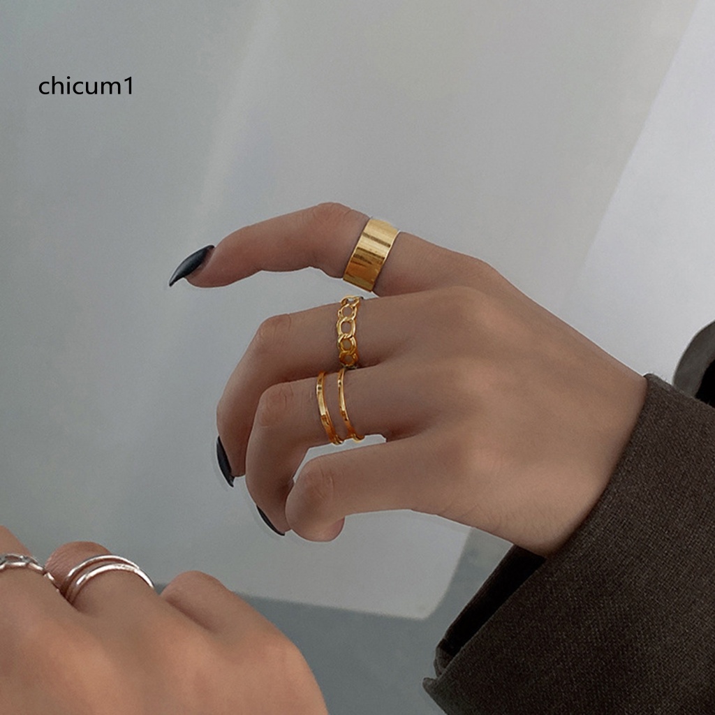 Set 3 Nhẫn Đeo Khớp Ngón Tay Cá Tính