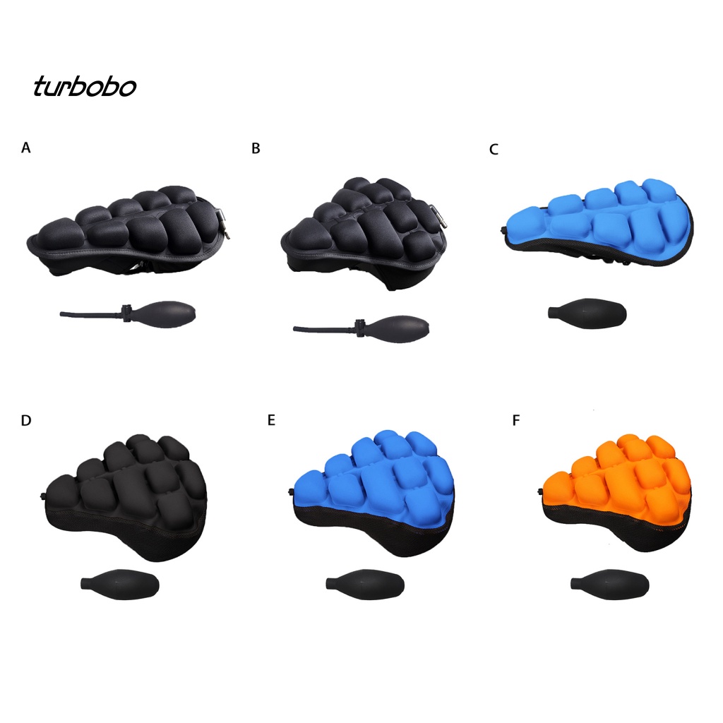 1 Bộ Vỏ Bọc Yên Xe Đạp Leo Núi Bơm Hơi 3D Bằng TPU Thoải Mái Chống Trượt Có Thể Gấp Gọn