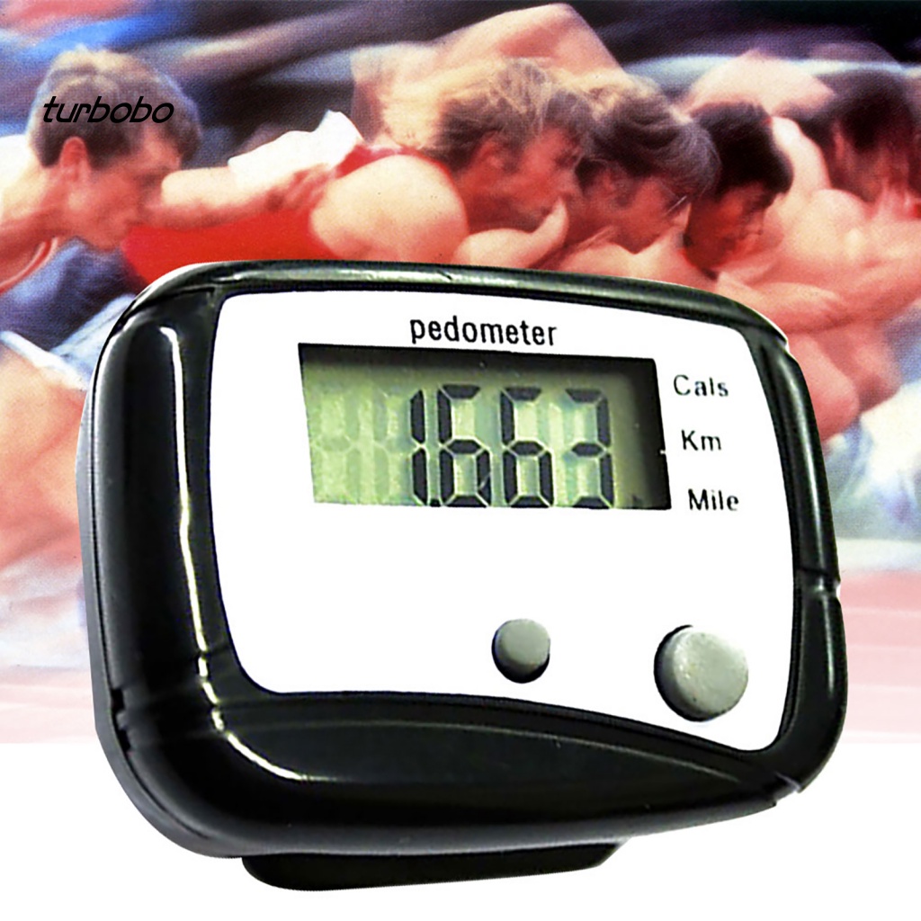 Máy Đếm Bước Chân Bằng ABS Tiết Kiệm Pin Đa Năng Tiện Dụng Cho Đi Bộ
