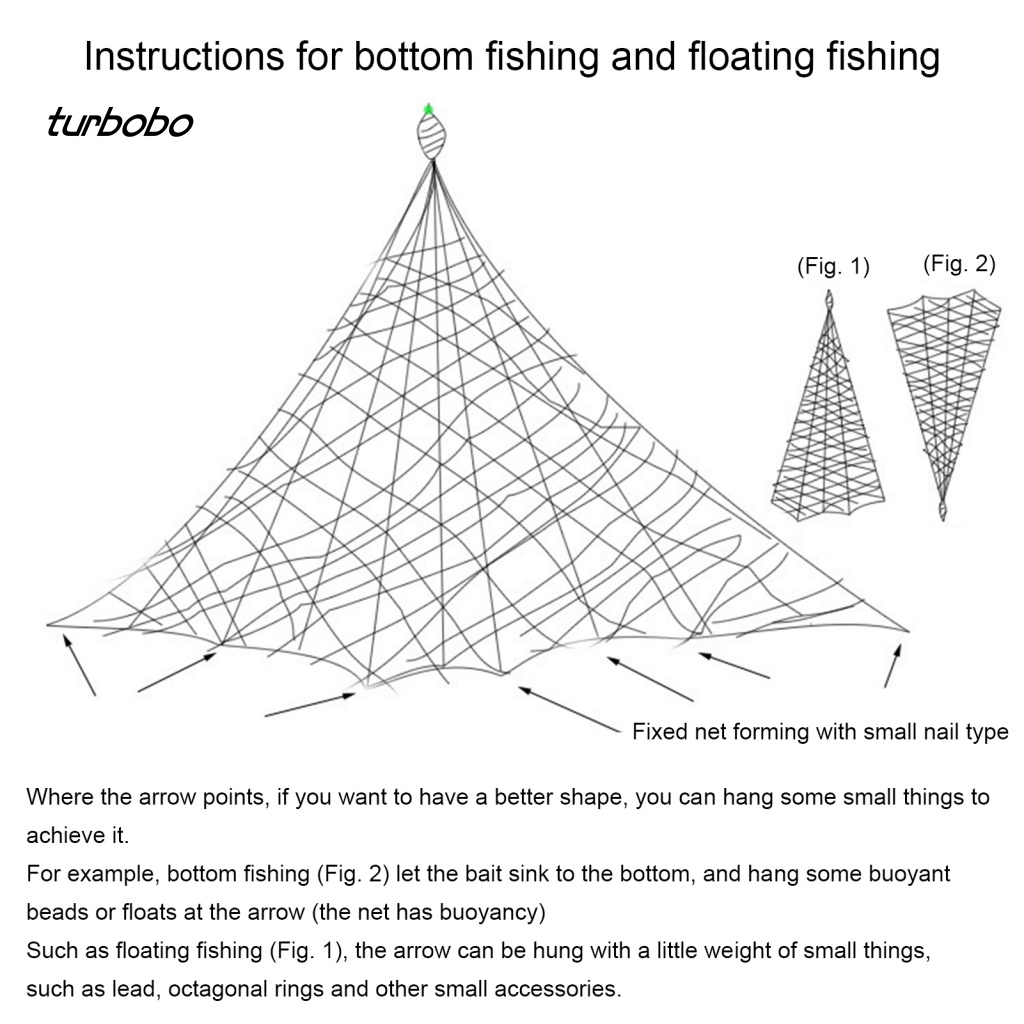 Lưới Đánh Bắt Cá Sức Chứa Lớn Tiện Dụng