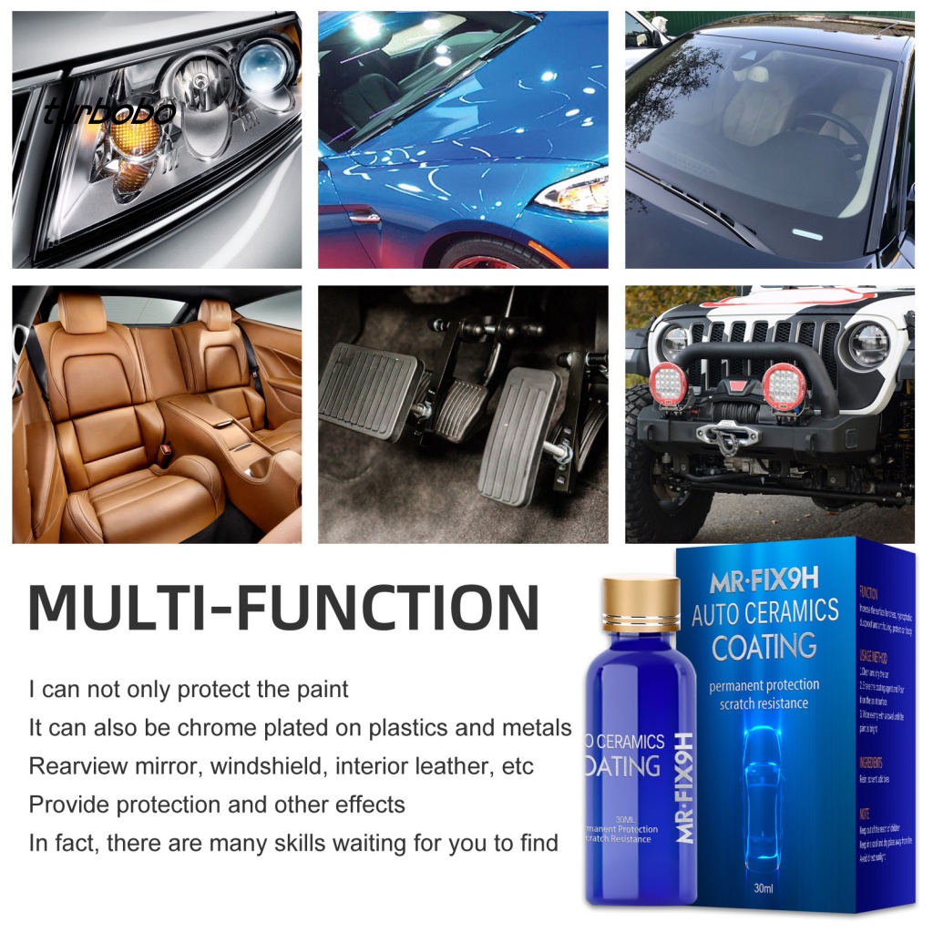 Dung Dịch Phủ Bóng Xóa Vết Trầy Kính Xe Hơi 30 / 50ml Tiện Dụng