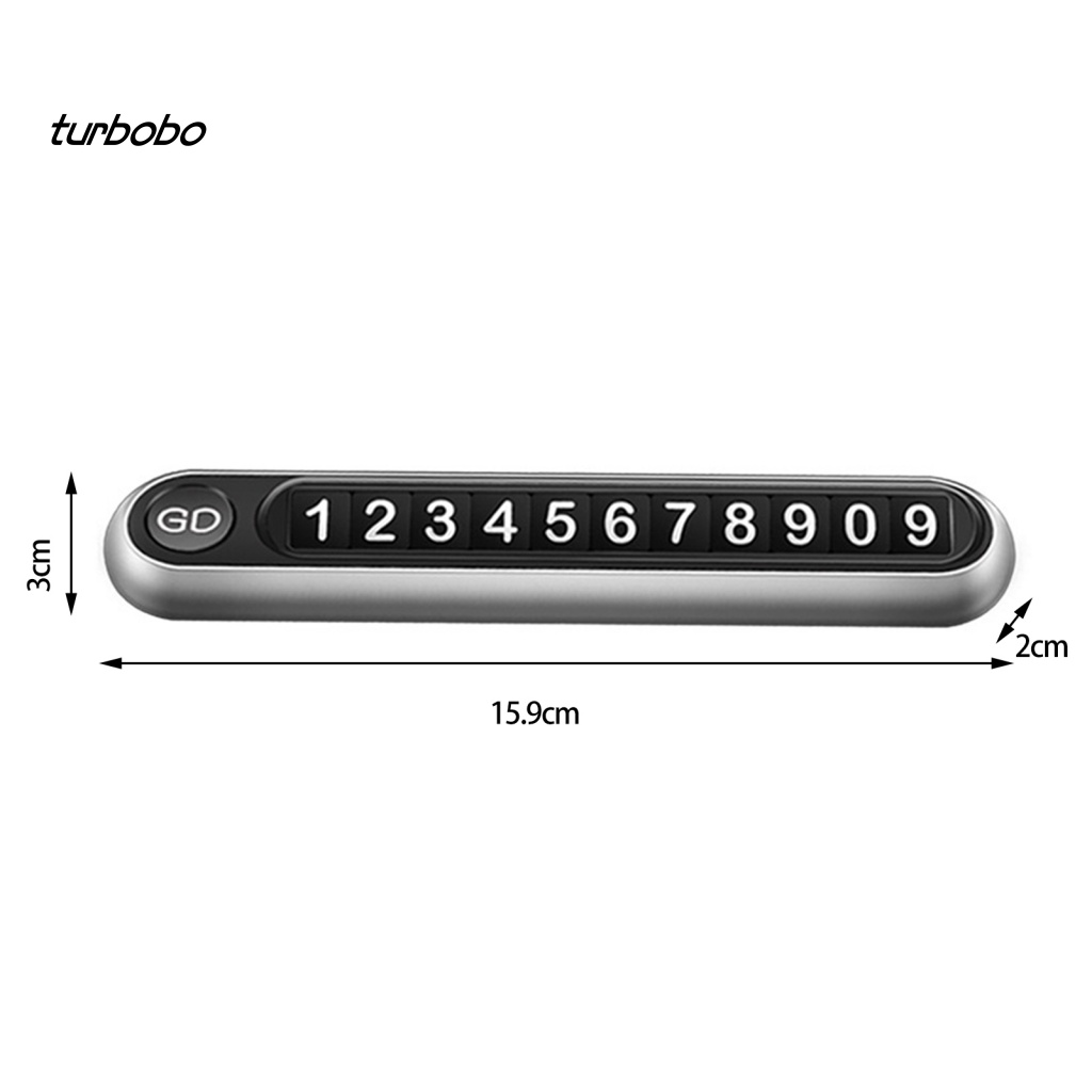 Turbobobo Biển Số Điện Thoại 3D Dạ Quang Siêu Thấm Hút Dùng Để Trang Trí Xe Hơi