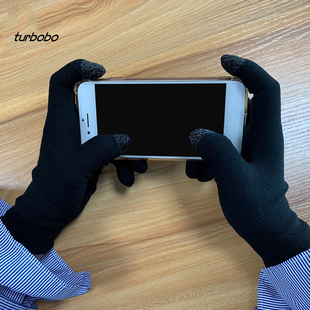 1 Đôi Găng Tay Chơi Game Ba Ngón Chống Mồ Hôi Giữ Ấm Tiện Dụng