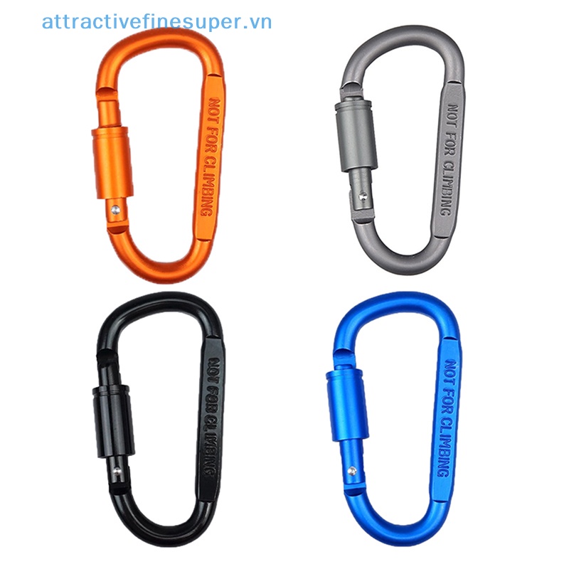 Afs Móc Khóa carabiner Chữ D Bằng Hợp Kim Nhôm Đa Năng