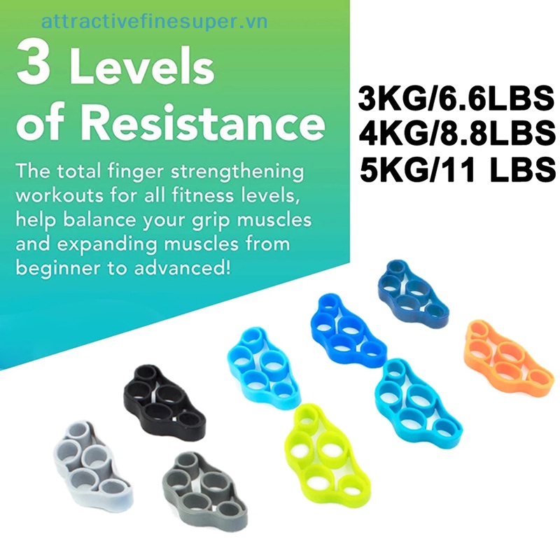 Afs Bộ 3 Dây Đeo Ngón Tay Bằng Silicone Tiện Lợi Dành Cho Tàu Lửa