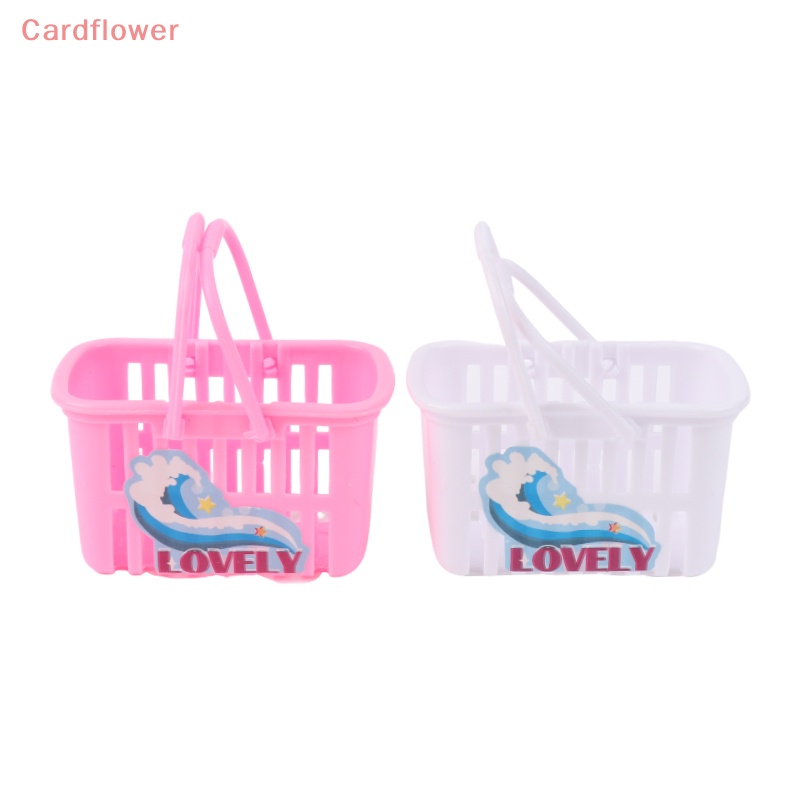 1 Bộ Giỏ Đựng Đồ Giặt Bằng Sắt Cho Nhà Búp Bê Mới