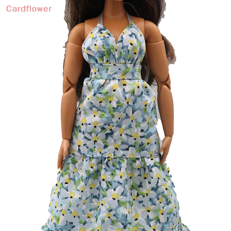 1 Đầm Dây In Hoa Cho Búp Bê Mới