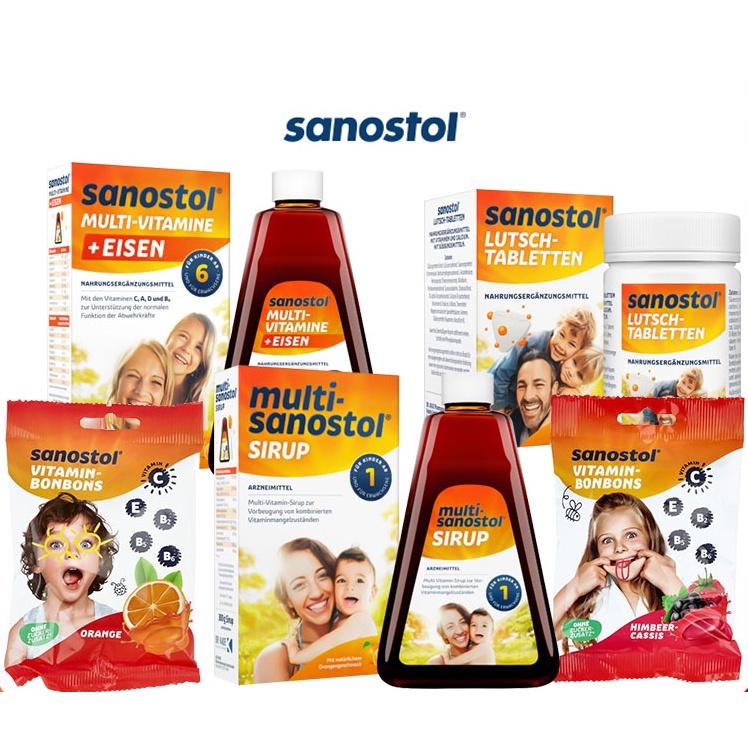 Vitamin tăng sức đề kháng cho bé Sanostol số 1,3,6 và Kẹo ngậm Sanostol của Đức cho bé từ 1 tuổi - Date mới nhất Đủ Bill